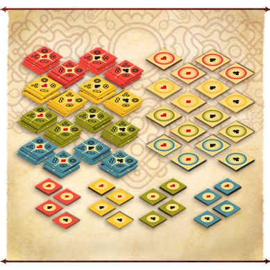 Trickerion - Wooden Trick Marker Set